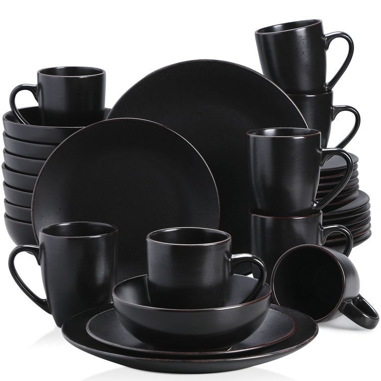 17 Stories Javel 32 Piece Stoneware Dinnerware Set Service for 8 Reviews Wayfair